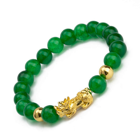 Green Pixiu Bracelet Feng Shui Good luck wealth Bracelet