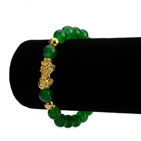 Green Pixiu Bracelet Feng Shui Good luck wealth Bracelet