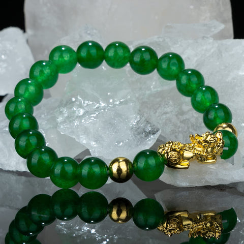 Green Pixiu Bracelet Feng Shui Good luck wealth Bracelet