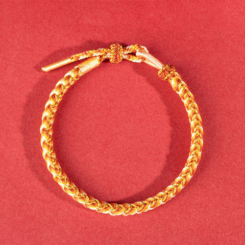 Handmade Year Of The Dragon Scale Protection Rope Bracelet