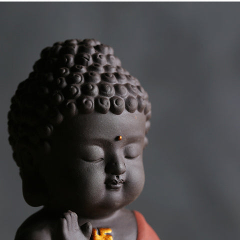 Miniature Ceramic Buddha Statue Home Decor