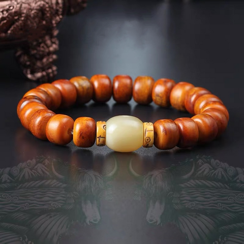 Consecrated Tibetan Yak Bone Bracelet