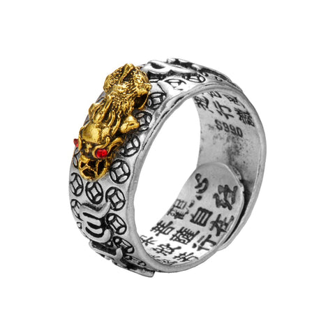 Pixiu ring Attracting Wealth, Protecting Wealth, Love and Health