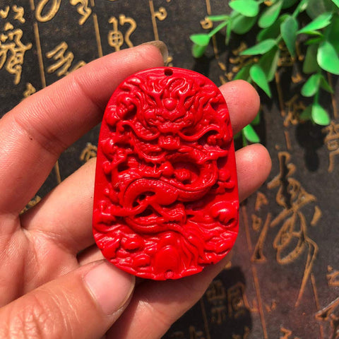 Red Dragon Necklace - Luck & Abundance