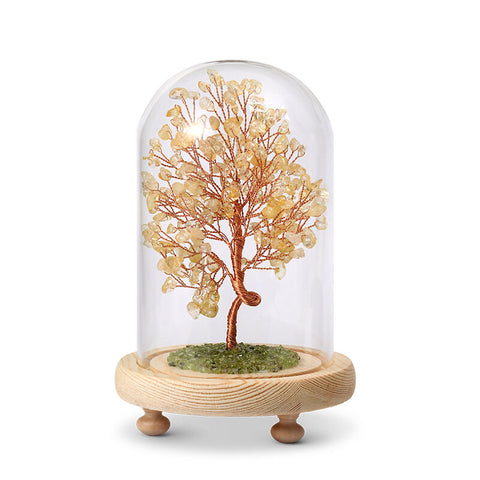 Árbol Feng Shui de citrino natural de riqueza y abundancia