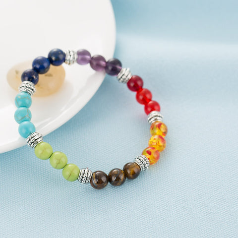 Pulsera de Piedras de los 7 Chakras