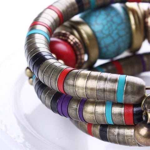 Multilayer Bohemian Flexible Bracelet