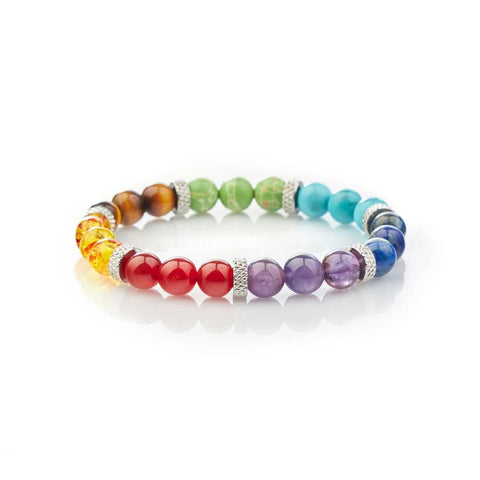 Pulsera de Piedras de los 7 Chakras