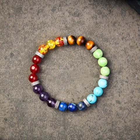 Pulsera de Piedras de los 7 Chakras