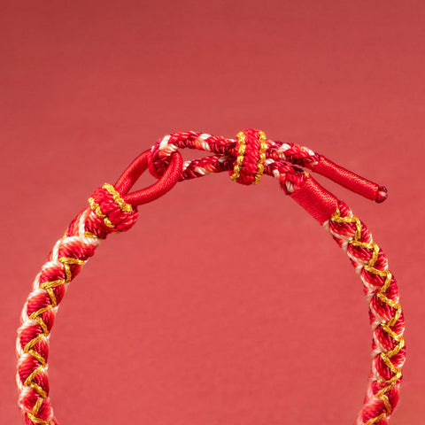 Handmade Year Of The Dragon Scale Protection Rope Bracelet