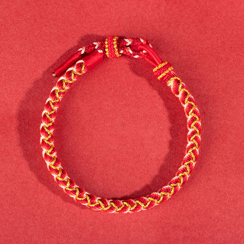 Handmade Year Of The Dragon Scale Protection Rope Bracelet