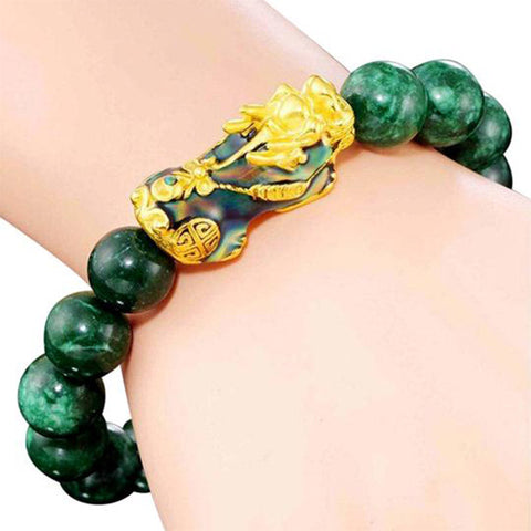 Pulsera de protección de jade FengShui PiXiu