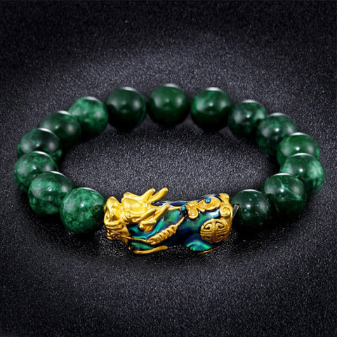 Pulsera de protección de jade FengShui PiXiu