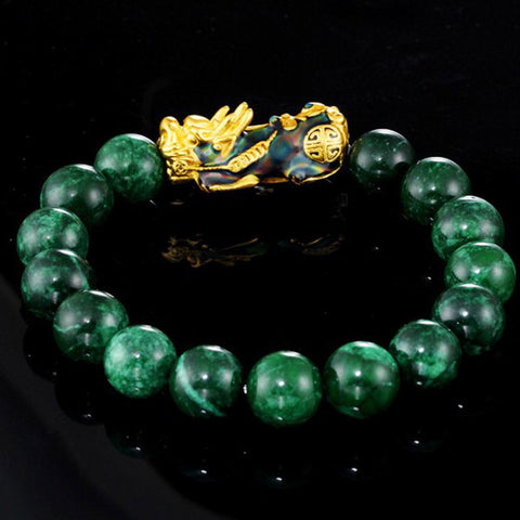 FengShui PiXiu Jade Protection Bracelet