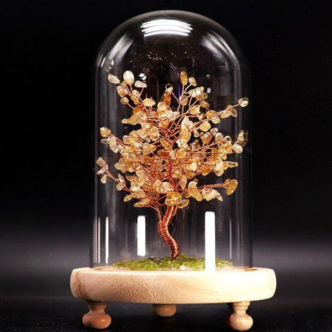 Wealth & Abundance Natural Citrine Feng Shui Tree