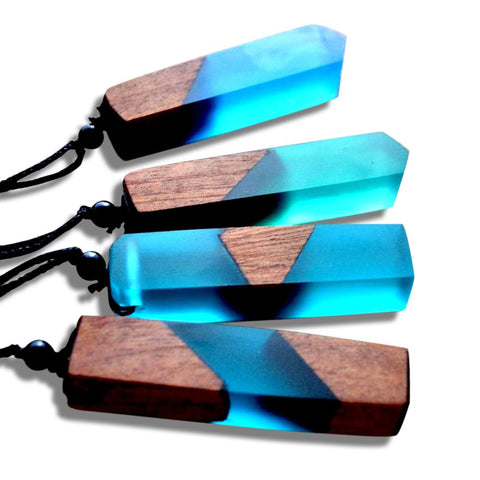 Natural Wood And Water Anti-Anxiety Necklace