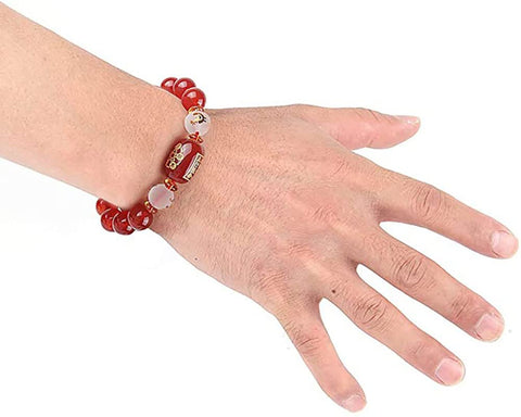 Red Agate 5 Elements Balancing Bracelet