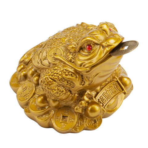 Feng Shui Money Frog, Lucky Money Toad Decorations,Ideal for Attracting Wealth