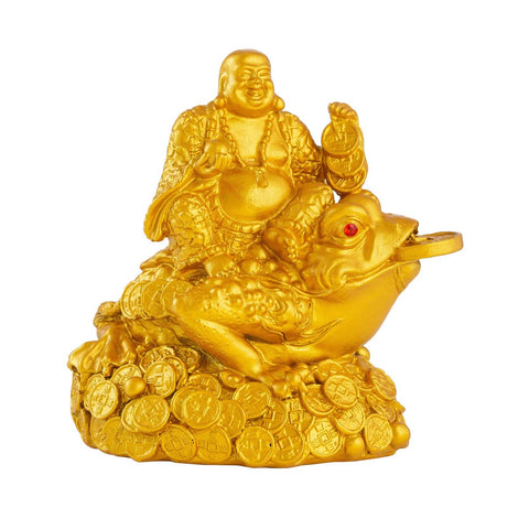 Feng Shui Money Frog, Lucky Money Toad Decorations,Ideal for Attracting Wealth