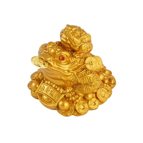 Feng Shui Money Frog, Lucky Money Toad Decorations,Ideal for Attracting Wealth