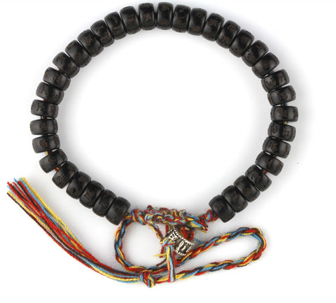 Pulsera de cuentas con mantra grabado: atrae la sabiduría y aumenta la energía espiritual