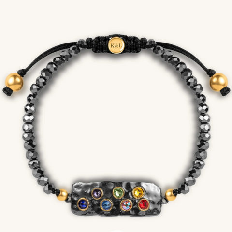 Aligned In Vitality Hematite Chakra Bracelet