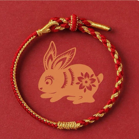 Pulsera de hilo de Buda de la suerte bendita