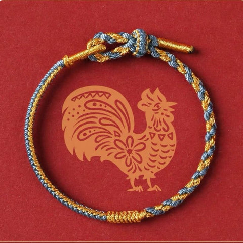 Pulsera de hilo de Buda de la suerte bendita