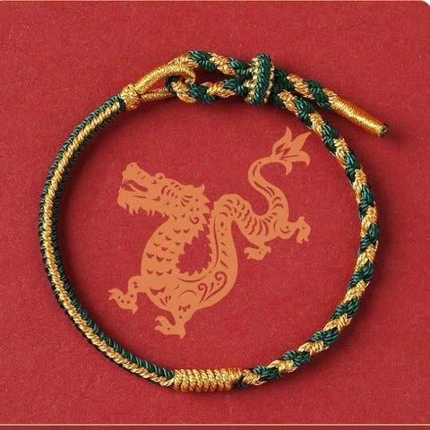 Pulsera de hilo de Buda de la suerte bendita