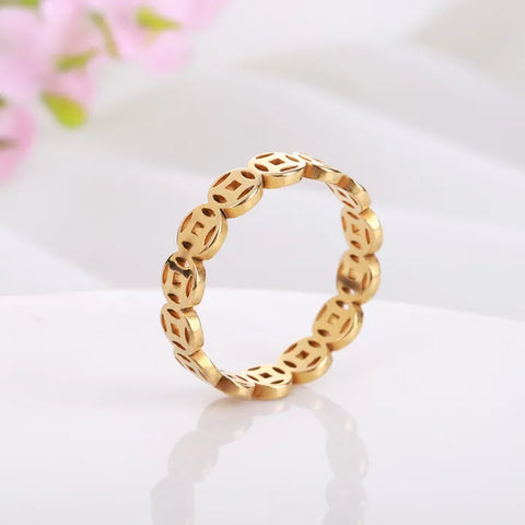 Vintage Money Rings Wealth Luckly Jewelry