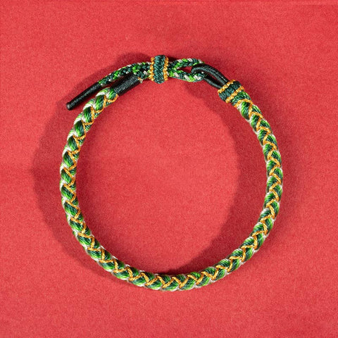 Handmade Year Of The Dragon Scale Protection Rope Bracelet