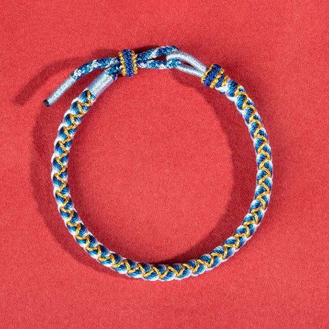 Handmade Year Of The Dragon Scale Protection Rope Bracelet