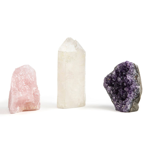 Crystal Healing Trio Set,For Love & Healthy Relationships