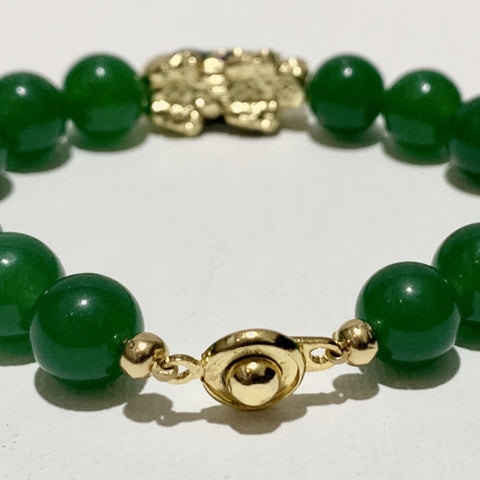 Bule Green Jade Feng Shui Bracelet