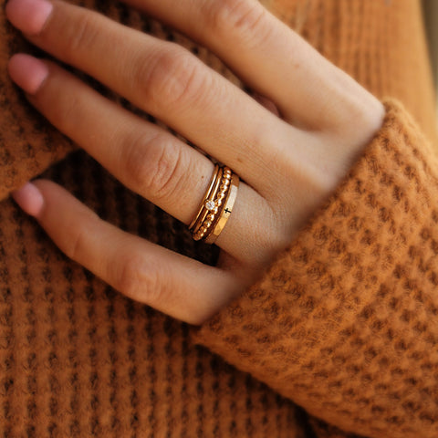 Anillos cruzados | Conjunto de anillos cristianos