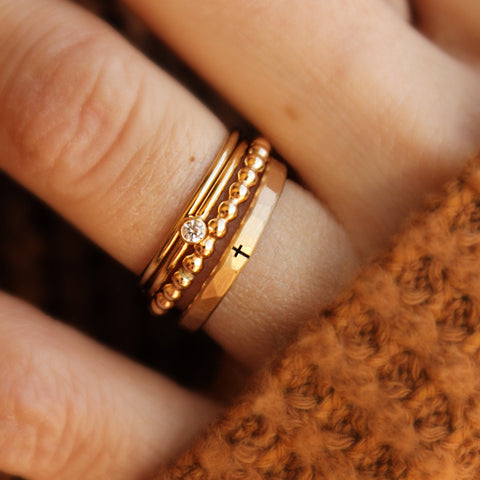 Cross Rings | Christian Ring Set