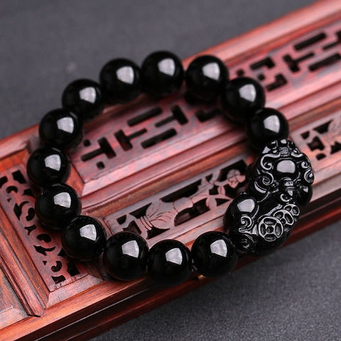 Pi Yao Obsidian Wealth Bracelet