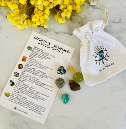 Abundance, Luck, Prosperity Crystal Chip Set