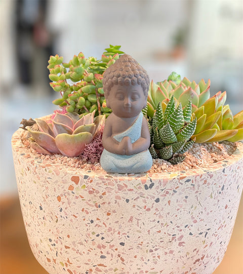 Miniature Buddha Figures for Home & Plants