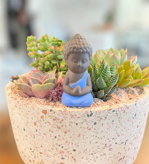 Miniature Buddha Figures for Home & Plants