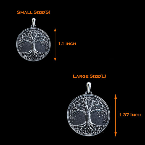 Tree of Life Necklace, Viking Tree Necklace, Yggdrasil Silver Pendant, Viking Jewelry, Scandinavian Jewelry