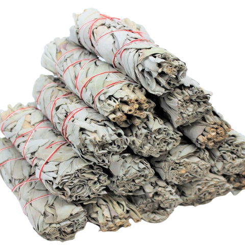 4" White Sage Smudge Wholesale Bulk Bundles