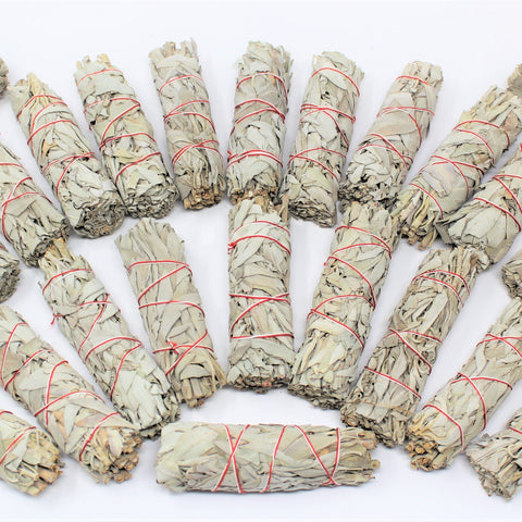 4" White Sage Smudge Wholesale Bulk Bundles