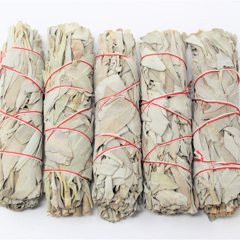 4" White Sage Smudge Wholesale Bulk Bundles