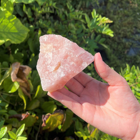 Crystal Healing Set - Amethyst Cut Base, Clear Quartz Crystal Point & Rose Quartz Crystal (Beautiful Healing Energy Set, Home Decor)