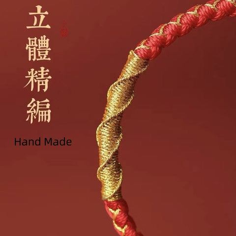 Customized Hand Woven 2024 Year of Zodiac Dragon Bracelet