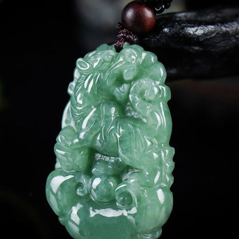 Jade 12 Chinese Zodiac Signs Pendants for Men and Women, Jade Pendant Necklaces