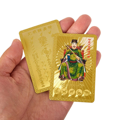 2024 Tai Sui Amulet Prayer Gold Card Amulet Bring In Wealth And