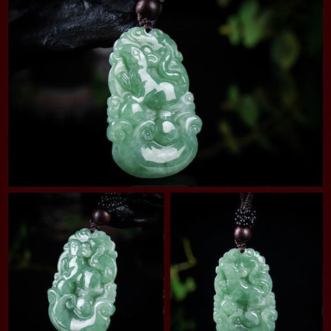 Jade 12 Chinese Zodiac Signs Pendants for Men and Women, Jade Pendant Necklaces