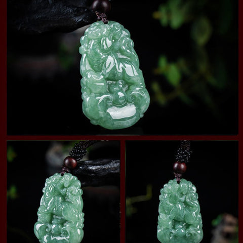 Jade 12 Chinese Zodiac Signs Pendants for Men and Women, Jade Pendant Necklaces